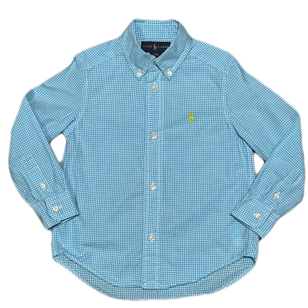 Ralph Lauren Boys Long Sleeve Gingham Shirt